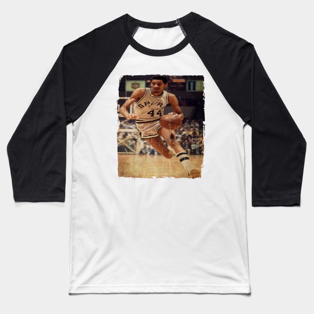 George Gervin Vintage Baseball T-Shirt by CAH BLUSUKAN